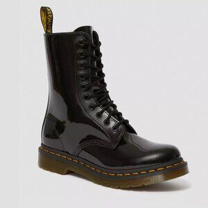 Dr Martens - 1490 Women's Patent Leather Mid Calf Boots